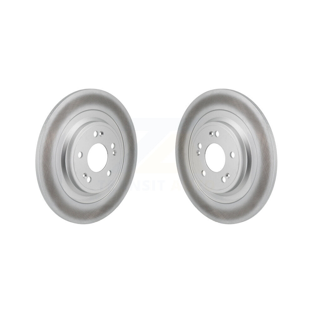 Coated Brake Rotor Rear Pair For Hyundai Ioniq 5 Genesis Kia EV6 GV70 6 GV60 G80