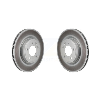 Coated Disc Brake Rotors Rear Pair For Land Rover Range Sport Discovery