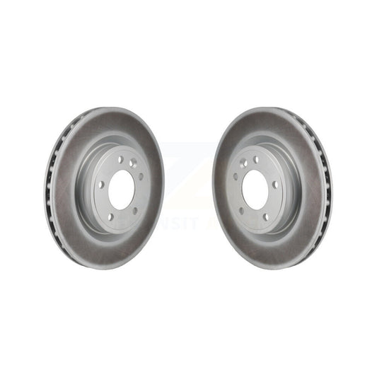 Coated Disc Brake Rotors Rear Pair For Land Rover Range Sport Discovery