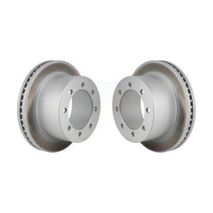 Coat Brake Rotors Rear Pair For 2020-2024 GMC Sierra 3500 HD Chevrolet Silverado