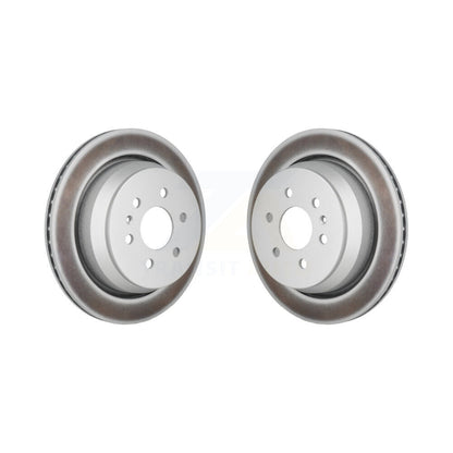 Coated Disc Brake Rotors Rear Pair For 2021-2022 Chevrolet Colorado GMC Canyon