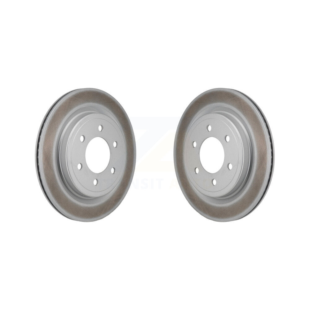 Coat Brake Rotor Rear Pair For Ford F-150 Lightning Expedition Lincoln Navigator