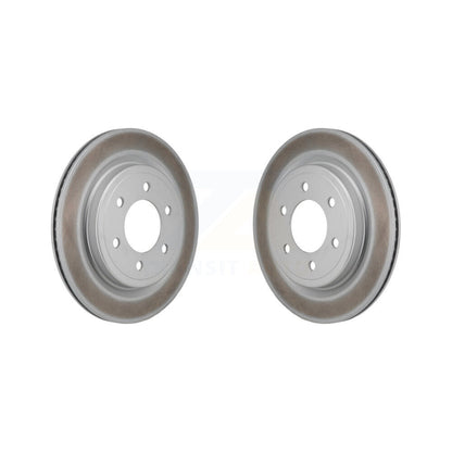 Coat Brake Rotor Rear Pair For Ford F-150 Lightning Expedition Lincoln Navigator