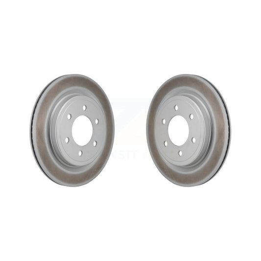Coat Brake Rotor Rear Pair For Ford F-150 Lightning Expedition Lincoln Navigator