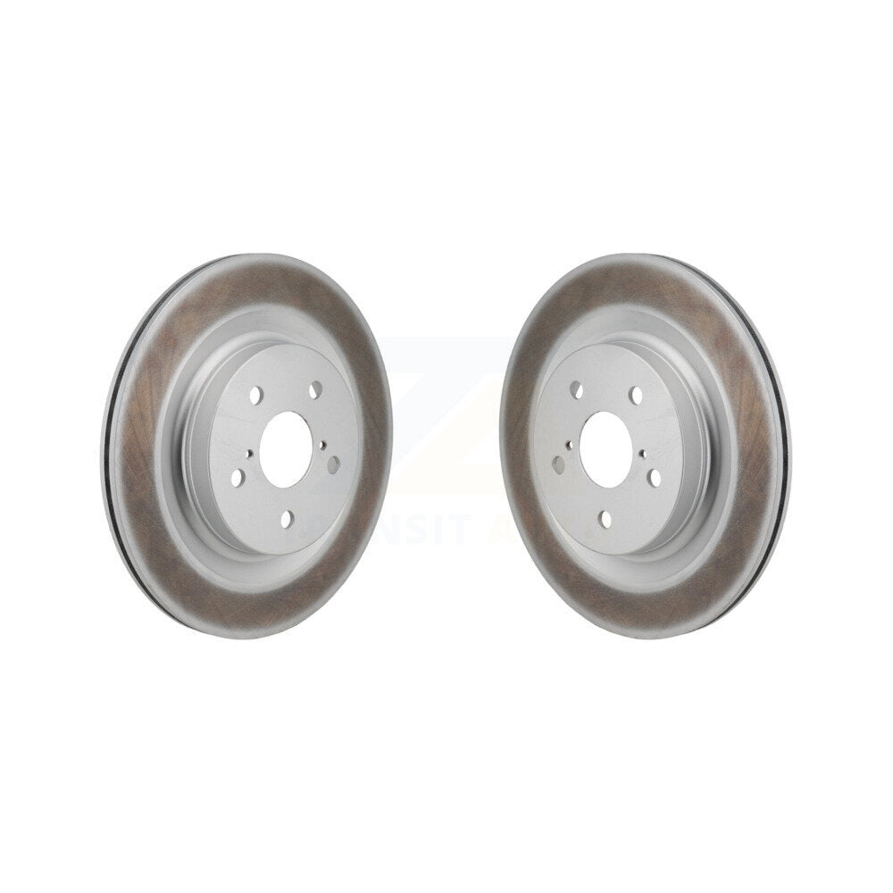 Coat Brake Rotors Rear Pair For Toyota Sienna Lexus RAV4 Prime NX350h bZ4X NX350