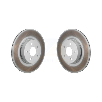 Coated Brake Rotor Rear Pair For Mitsubishi Outlander Nissan Pathfinder INFINITI