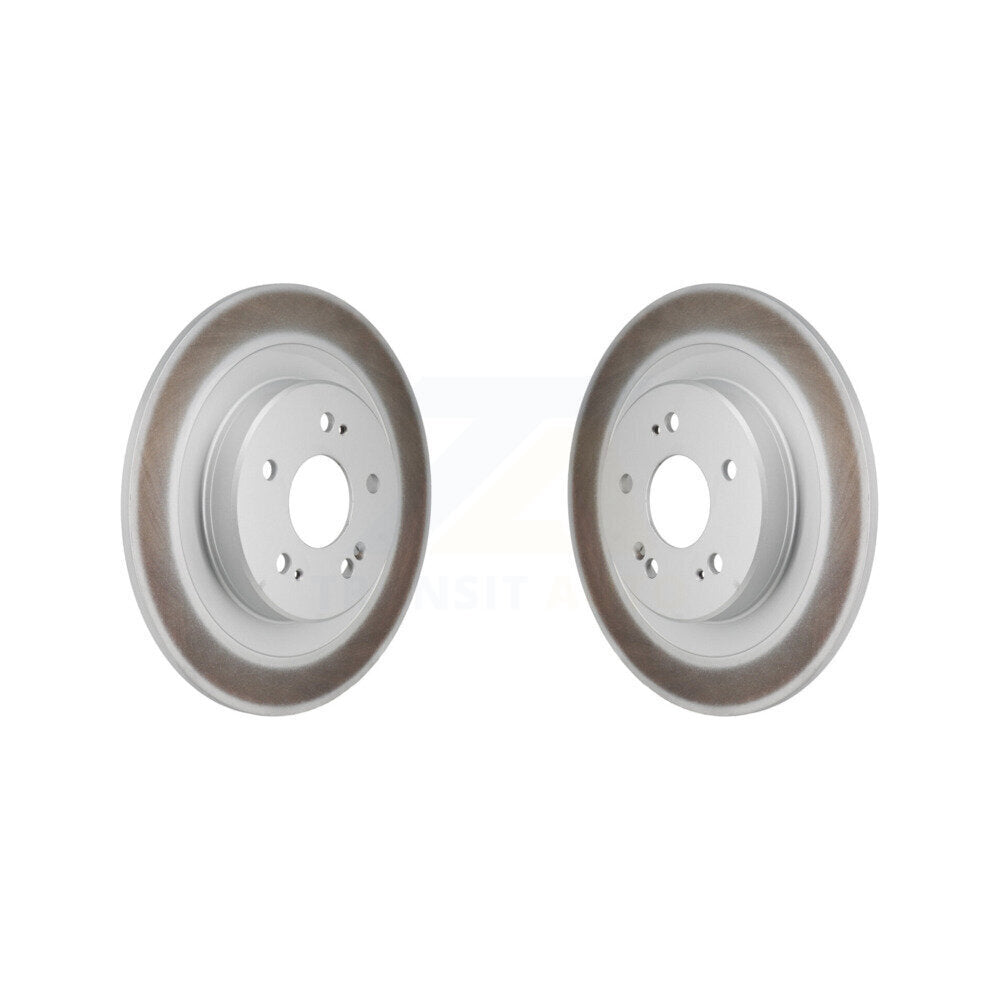 Coated Disc Brake Rotors Rear Pair For 2021-2023 Acura TLX