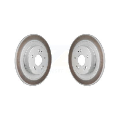 Coated Disc Brake Rotors Rear Pair For 2021-2023 Acura TLX