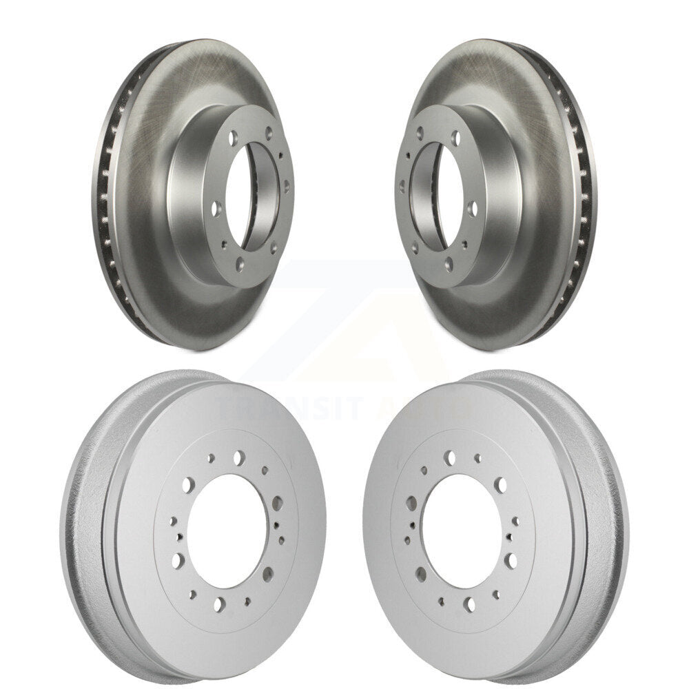 Disc Brake Rotors Drums Kit Front Rear For Toyota Tacoma