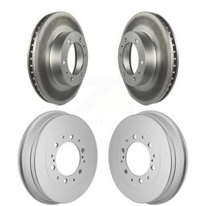 Disc Brake Rotors Drums Kit Front Rear For Toyota Tacoma