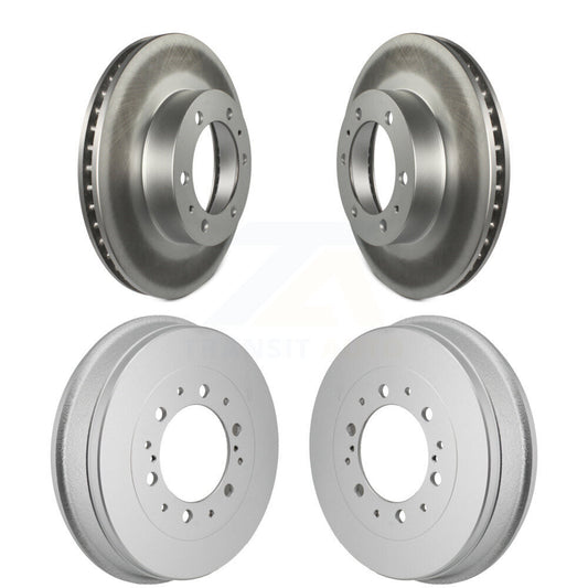 Disc Brake Rotors Drums Kit Front Rear For Toyota Tacoma