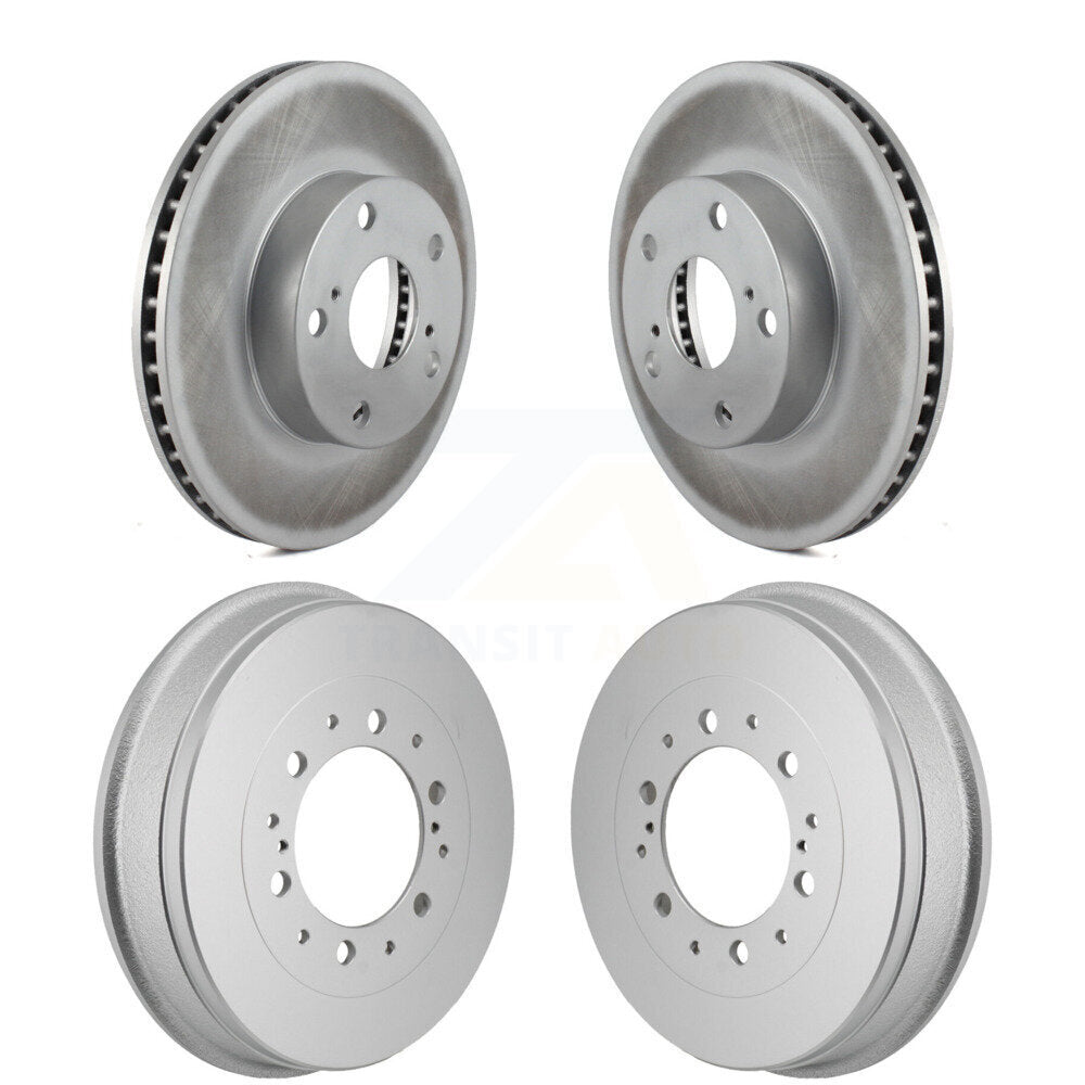 Brake Rotor Drum Kit Front Rear For 2015 Toyota Tacoma 4WD With 5 Lug Wheels