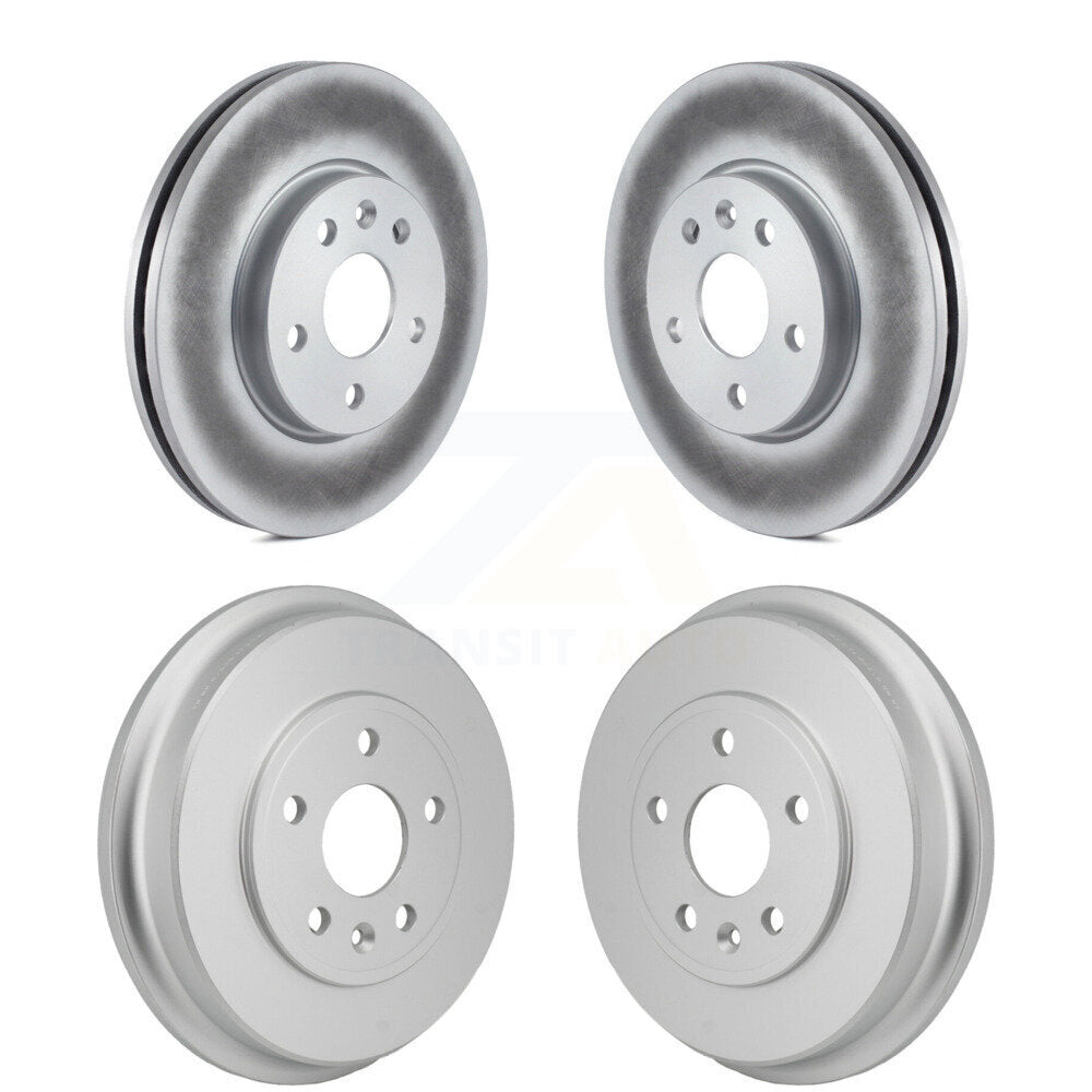 Disc Brake Rotors Drums Kit Front Rear For Chevrolet Sonic