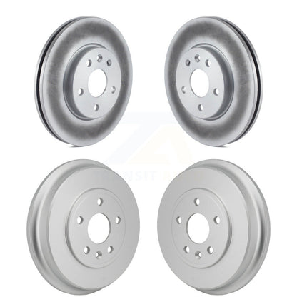 Disc Brake Rotors Drums Kit Front Rear For Chevrolet Sonic