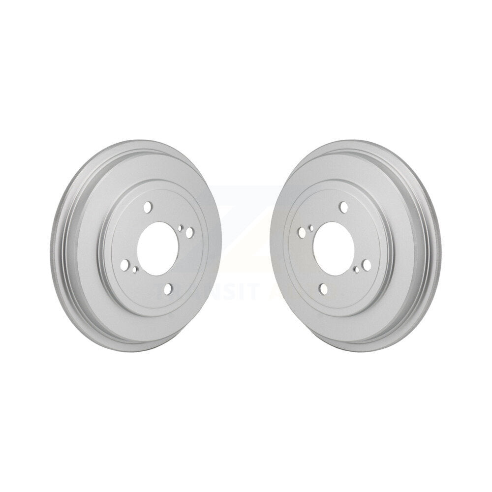 Coated Brake Drums Rear Pair For Honda Fit