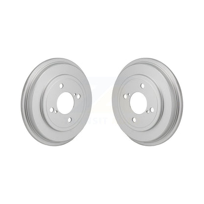 Coated Brake Drums Rear Pair For Honda Fit