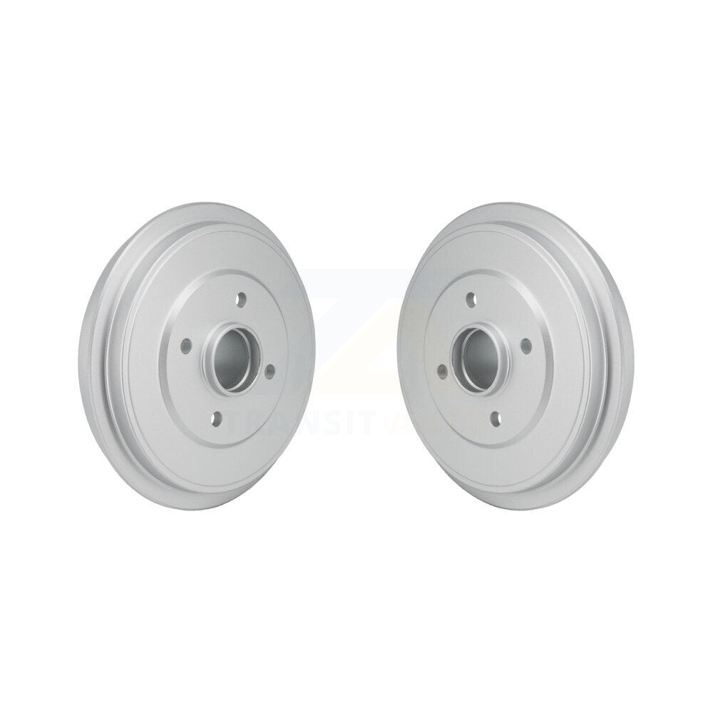 Coated Brake Drums Rear Pair For Nissan Micra Versa Note