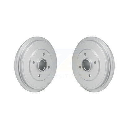 Coated Brake Drums Rear Pair For Nissan Micra Versa Note