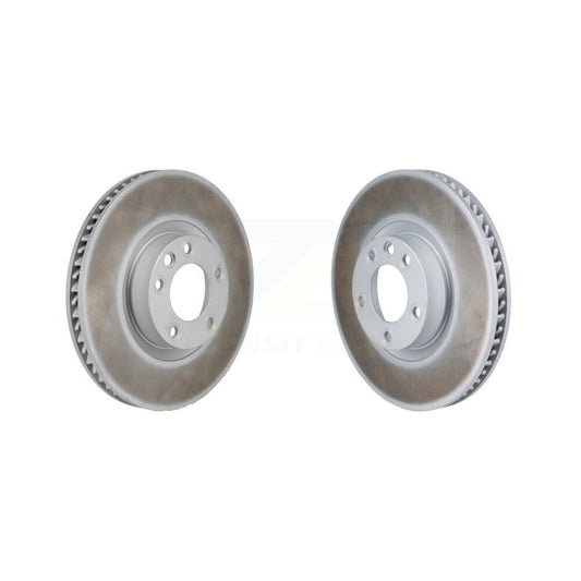 Coated Disc Brake Rotors Front Kit For Volkswagen Touareg Porsche Cayenne