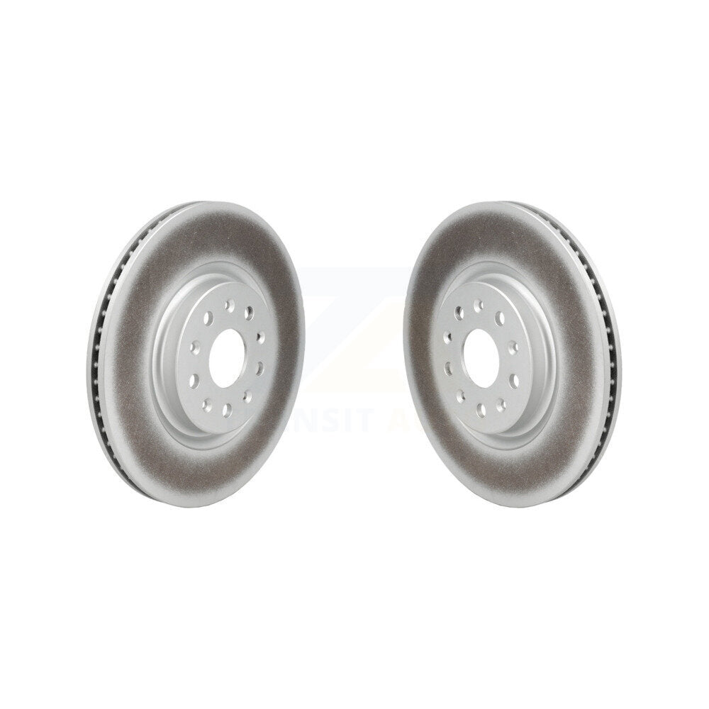 Coat Brake Rotor Rear Pair For Chevrolet Corvette With 350mm Diameter