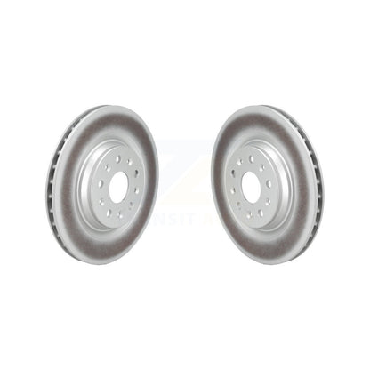 Coat Brake Rotor Rear Pair For Chevrolet Corvette With 339mm Diameter