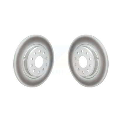 Coat Disc Brake Rotor Rear Pair For Jeep Grand Cherokee L With Solid Rotors
