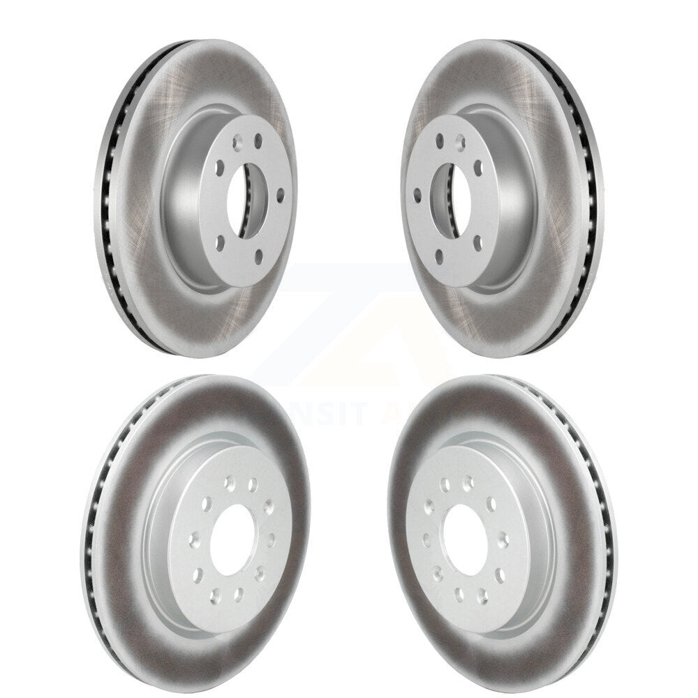 Coat Brake Rotor Front Rear Kit For Cadillac CT4 With 300mm Diameter