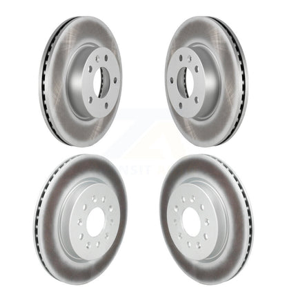 Coat Brake Rotor Front Rear Kit For Cadillac CT4 With 300mm Diameter