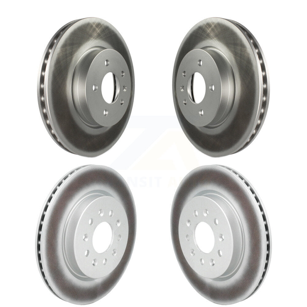 Coat Brake Rotor Front Rear Kit For Cadillac CT4 With 321mm Diameter
