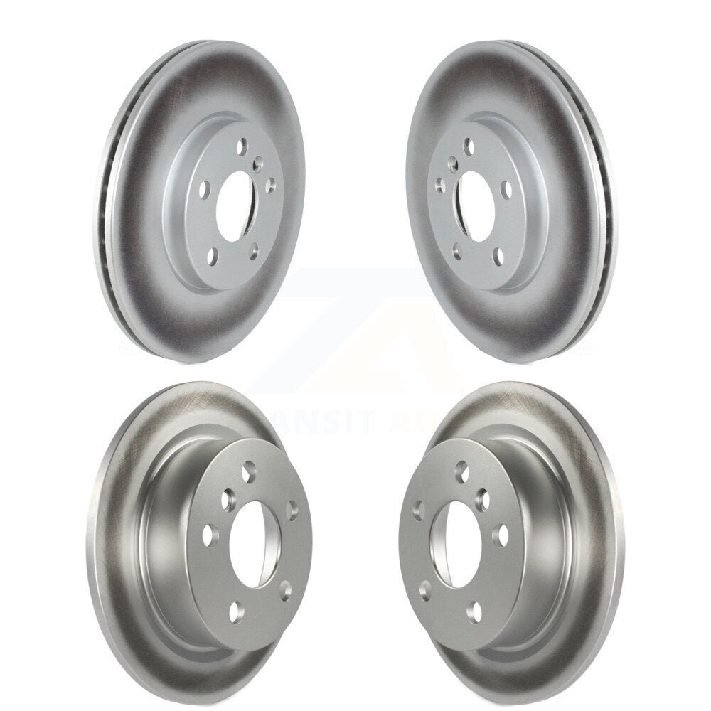 Coat Disc Brake Rotor Front Rear Kit For 2022-2023 Mini Cooper S with GAS engine