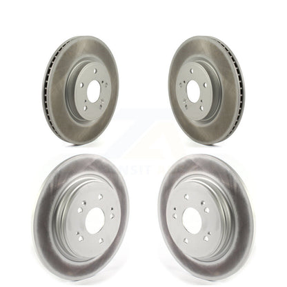Coated Disc Brake Rotors Front Rear Kit For 2023-2024 Honda HR-V