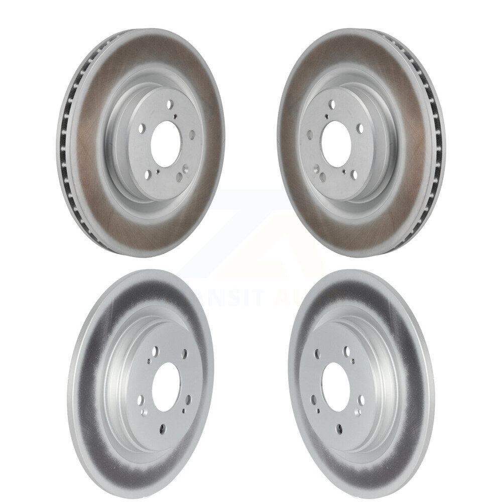 Coated Disc Brake Rotors Front Rear Kit For 2023-2024 Honda Pilot