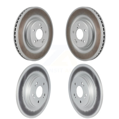 Coated Disc Brake Rotors Front Rear Kit For 2023-2024 Honda Pilot