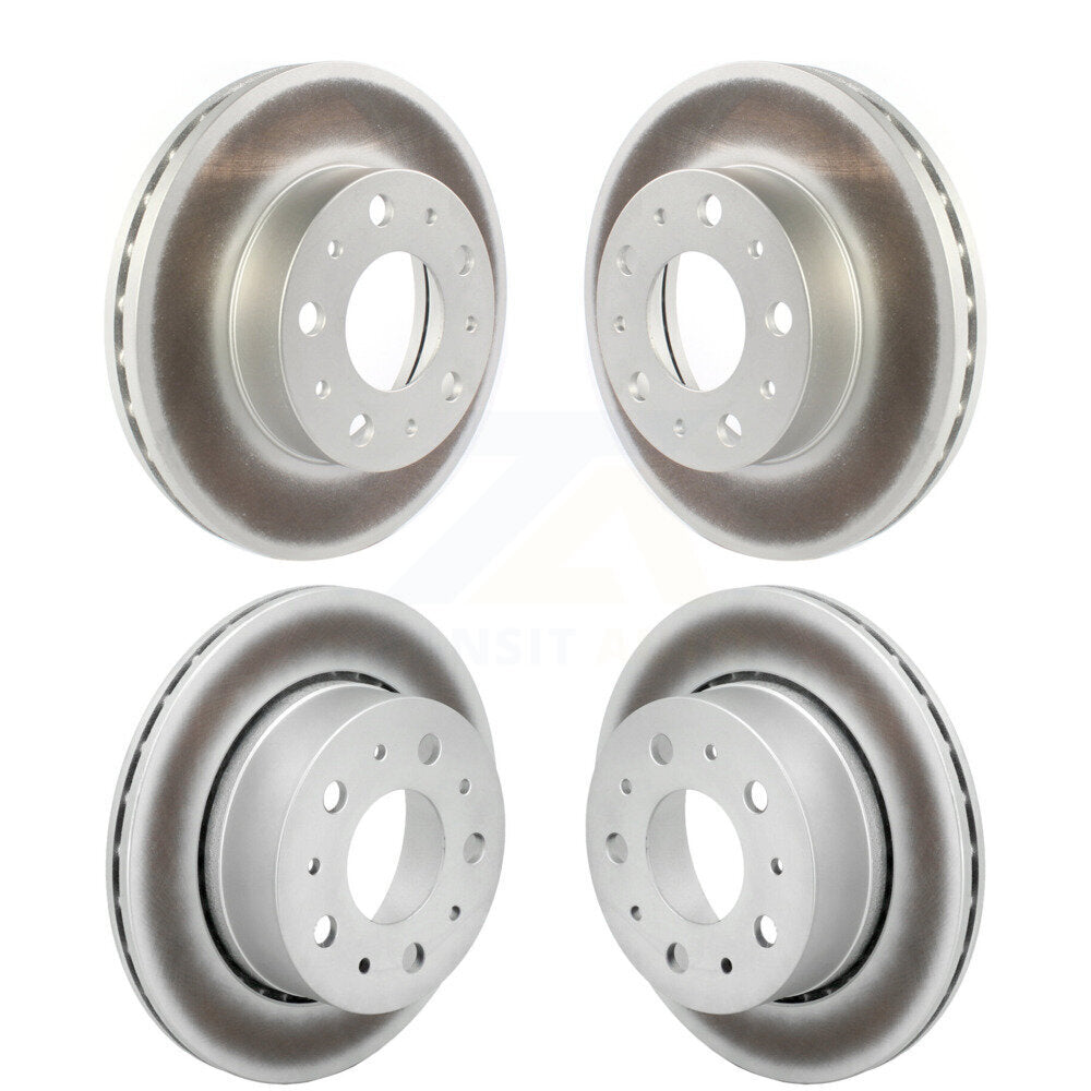 Coat Disc Brake Rotors Front Rear Kit For 2022-2024 Ram ProMaster 3500 2500 1500