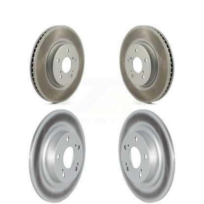 Coated Disc Brake Rotors Front Rear Kit For 2024 Acura Integra 1.5L
