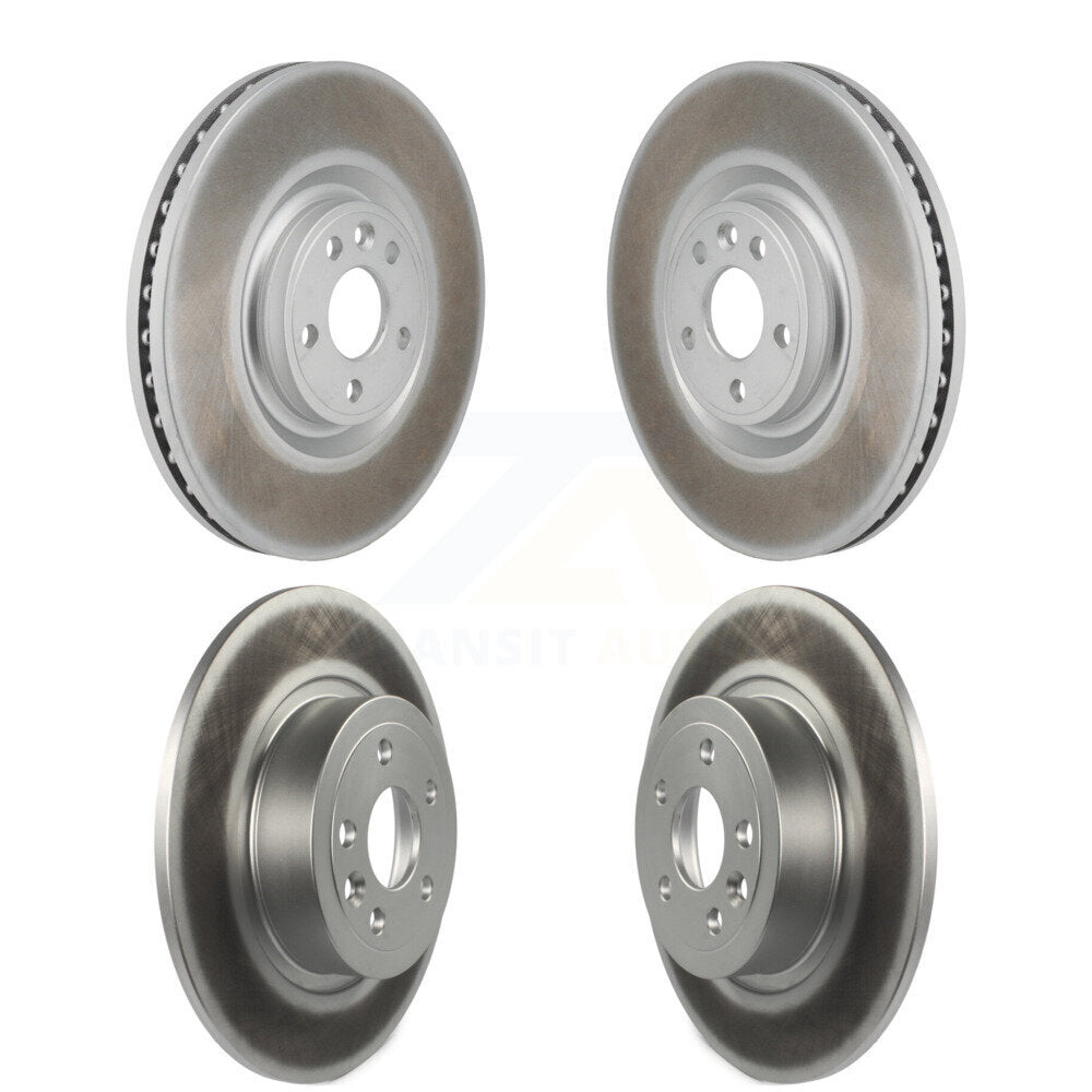 Coated Disc Brake Rotors Front Rear Kit For Land Rover Range Evoque