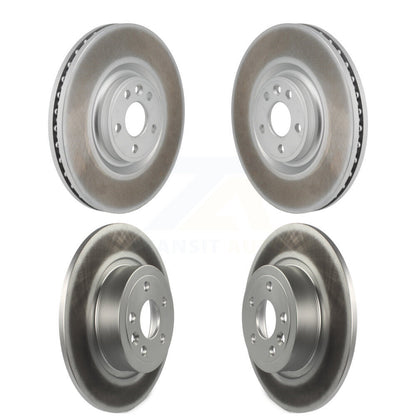 Coated Disc Brake Rotors Front Rear Kit For Land Rover Range Evoque