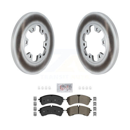 Coat Brake Rotors Semi-Metallic Pad Rear Kit For Ford Transit-250 Transit-150 HD