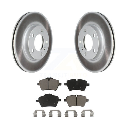 Coated Disc Brake Rotor Ceramic Pad Front Kit For Mini Cooper Countryman Paceman