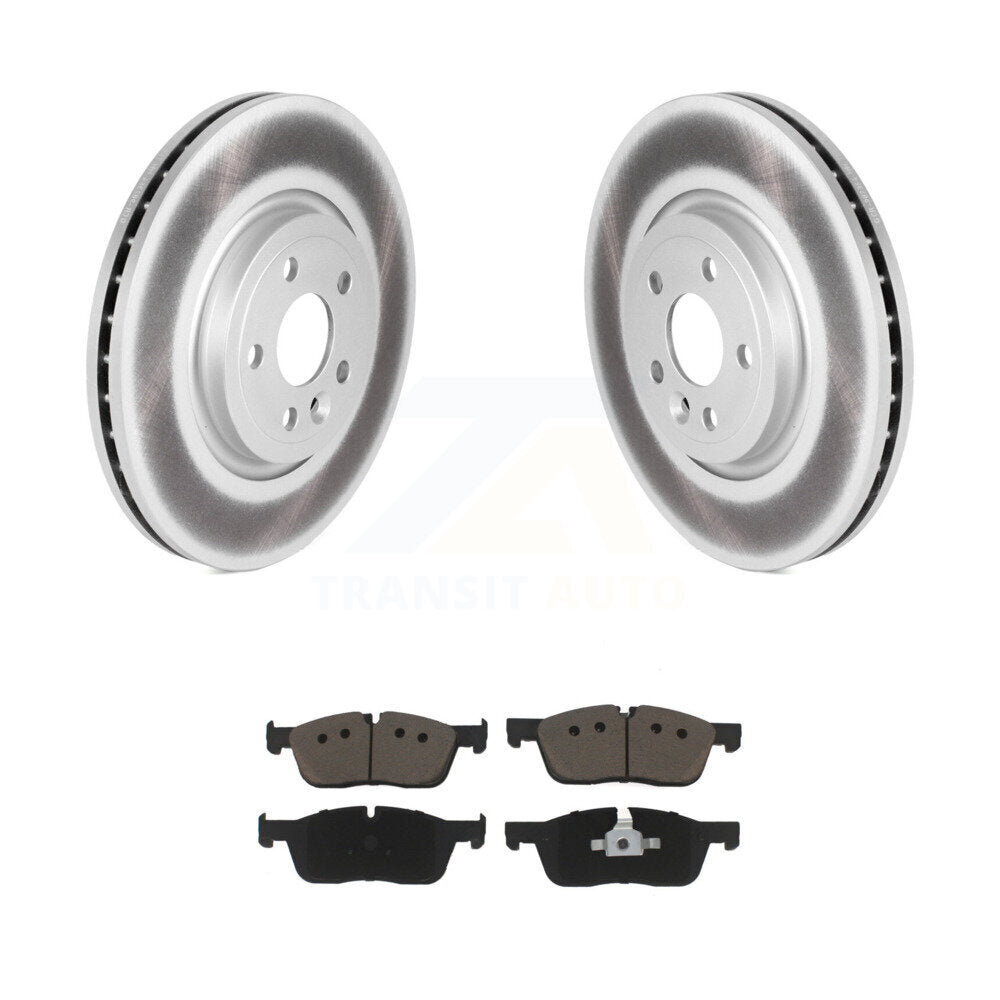 Coat Brake Rotors Ceramic Pad Front Kit For Jaguar F-Pace Land Rover Range Velar