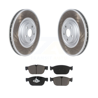Coated Disc Brake Rotors And Ceramic Pads Front Kit For Volvo XC90
