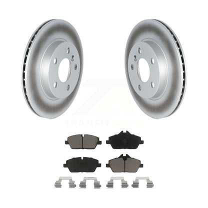 Coated Disc Brake Rotors And Ceramic Pads Front Kit For BMW i3 i3s
