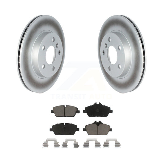 Coated Disc Brake Rotors And Ceramic Pads Front Kit For BMW i3 i3s