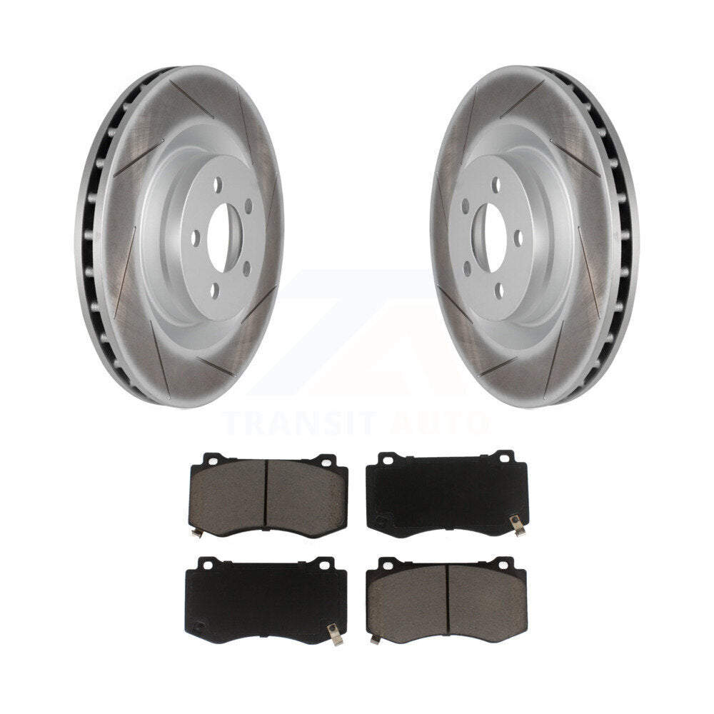 Coat Brake Rotor Ceramic Pad Front Kit For Dodge Charger Chrysler 300 Challenger