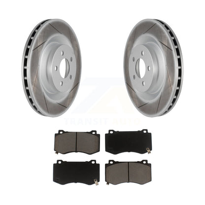 Coat Brake Rotor Ceramic Pad Front Kit For Dodge Charger Chrysler 300 Challenger