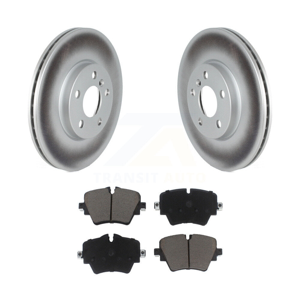 Coated Disc Brake Rotor Ceramic Pad Front Kit For Mini Cooper Countryman Clubman