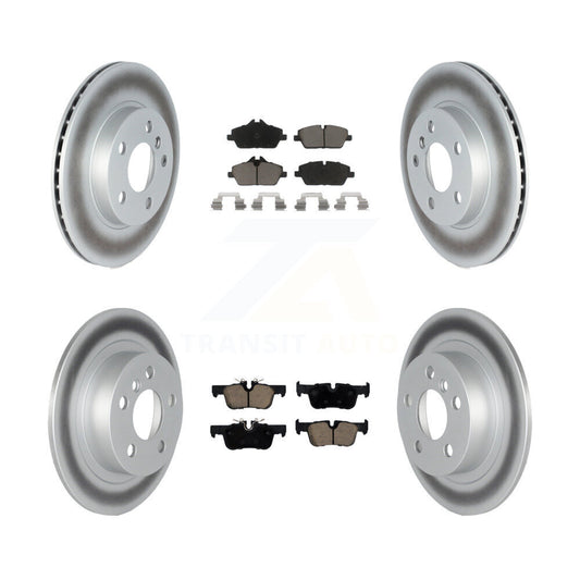 Coated Disc Brake Rotors And Ceramic Pads Front Rear Kit For BMW i3 i3s