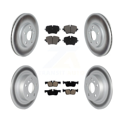 Coated Brake Rotor Ceramic Pad Front Rear Kit For Mini Cooper Countryman Clubman
