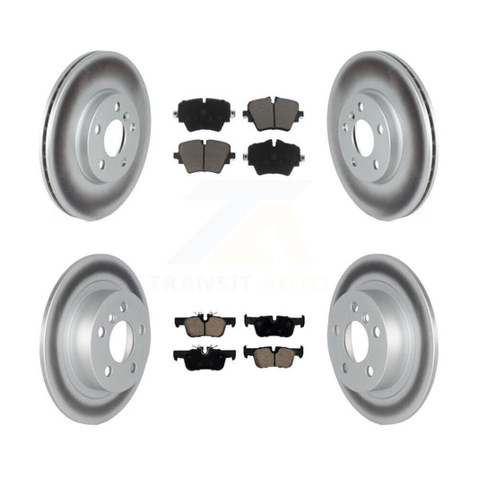 Coated Brake Rotor Ceramic Pad Front Rear Kit For Mini Cooper Countryman Clubman