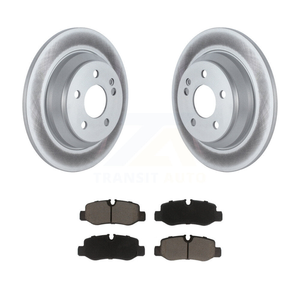 Coated Disc Brake Rotors And Ceramic Pads Rear Kit For Mercedes-Benz Metris